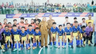 Wali Kota Eva Dwiana Buka Kejuaraan Futsal Antar Pelajar