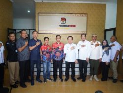 Tinjau Kesiapan Pilkada 2024, Marindo Kunjungi KPU Kabupaten Pringsewu