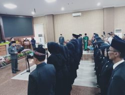 Pj.Bupati Pringsewu Lantik Puluhan KUPT SD dan SMP