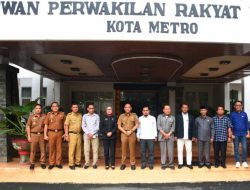 Pastikan program berjalan sesuai rencana, Pjs. Walikota Metro silaturahmi dengan DPRD dan Forkopimda