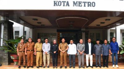 Pastikan program berjalan sesuai rencana, Pjs. Walikota Metro silaturahmi dengan DPRD dan Forkopimda