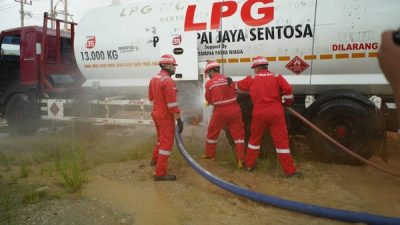 Pertamina Patra Niaga Gelar Simulasi Keadaan Darurat di Lampung