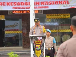 Kapolresta Bandarlampung ajak jajarannya tingkatkan rasa cinta tanah air