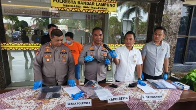 Polresta Bandarlampung musnahkan barang bukti sabu-sabu 2,4 kg