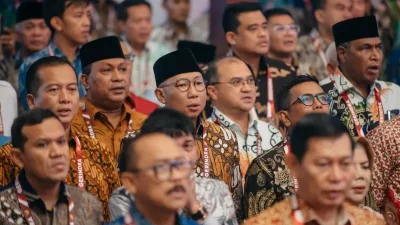 Rahmat Mirzani Djausal bacakan Pancasila di HUT ke-17 Gerindra, jadi kebanggaan Lampung