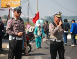 Satlantas Polresta Bandar Lampung alihkan arus lalu lintas saat Bank Lampung Run 2025
