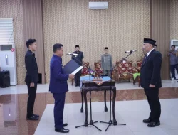 Bupati Pringsewu lantik Andi Purwanto sebagai Penjabat Sekretaris Daerah