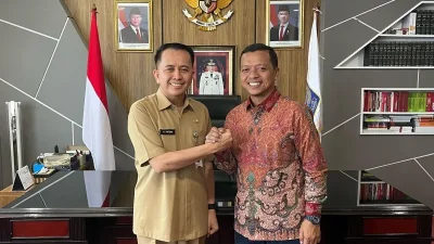 Bupati Pringsewu lakukan kunjungan ke Kemendagri