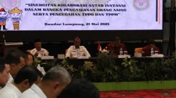 Imigrasi kelas I TPI Bandarlampung selenggarakan rakor pengawasan orang asing